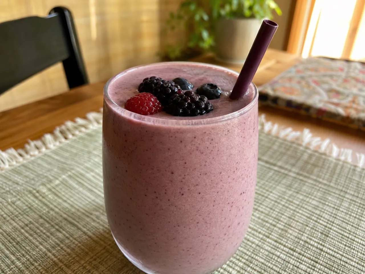 3-Berry Shakes — served