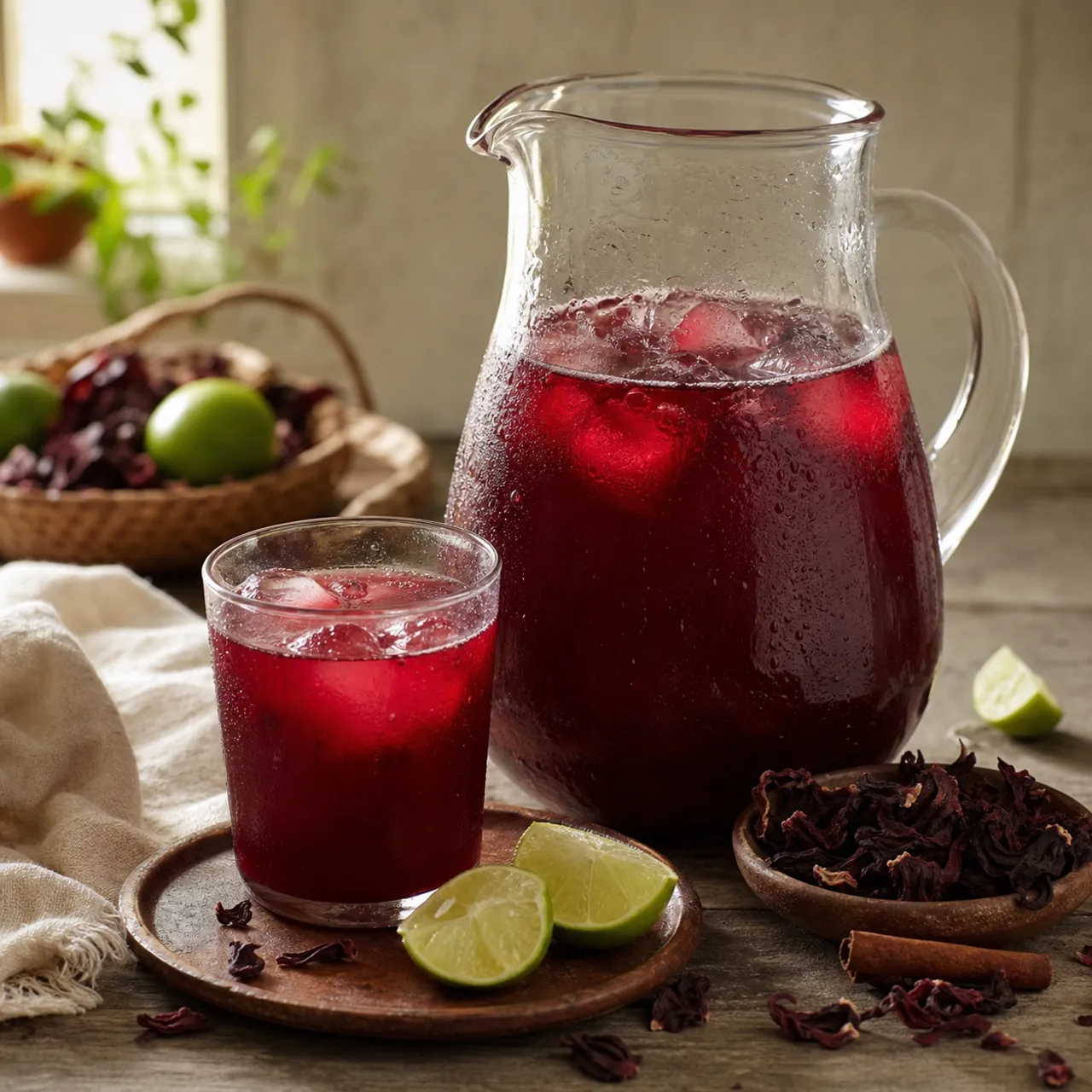 Agua de Jamaica (Hibiscus Agua Fresca) — Mexican recipe