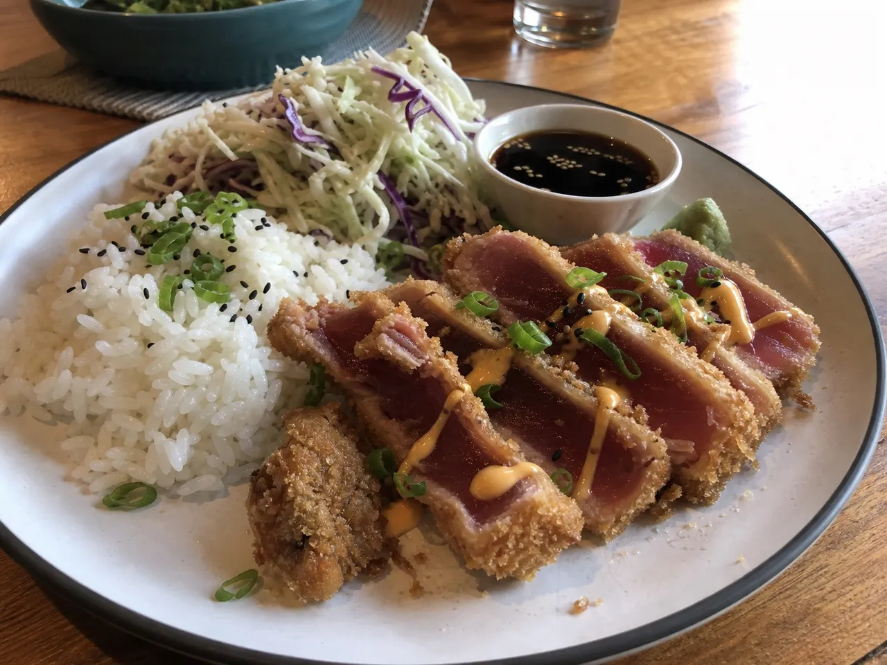 Ahi Katsu — served