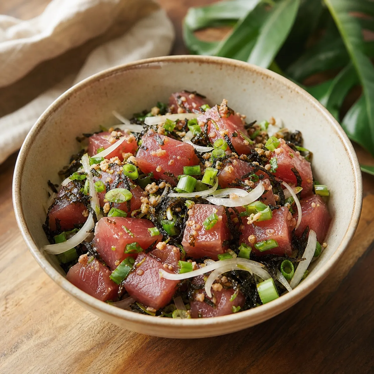 Ahi Limu Poke — Hawaiian recipe