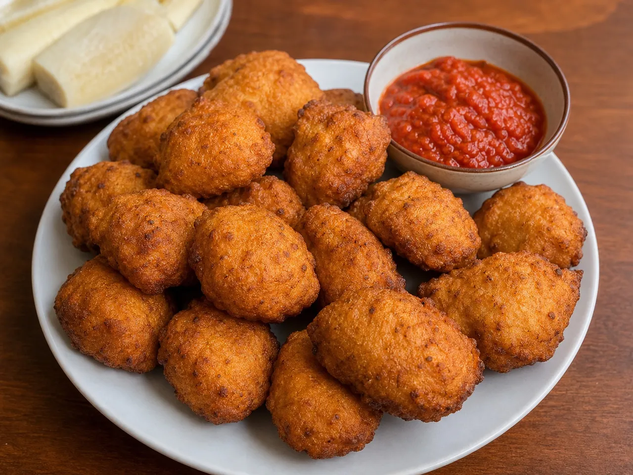 Akara — served