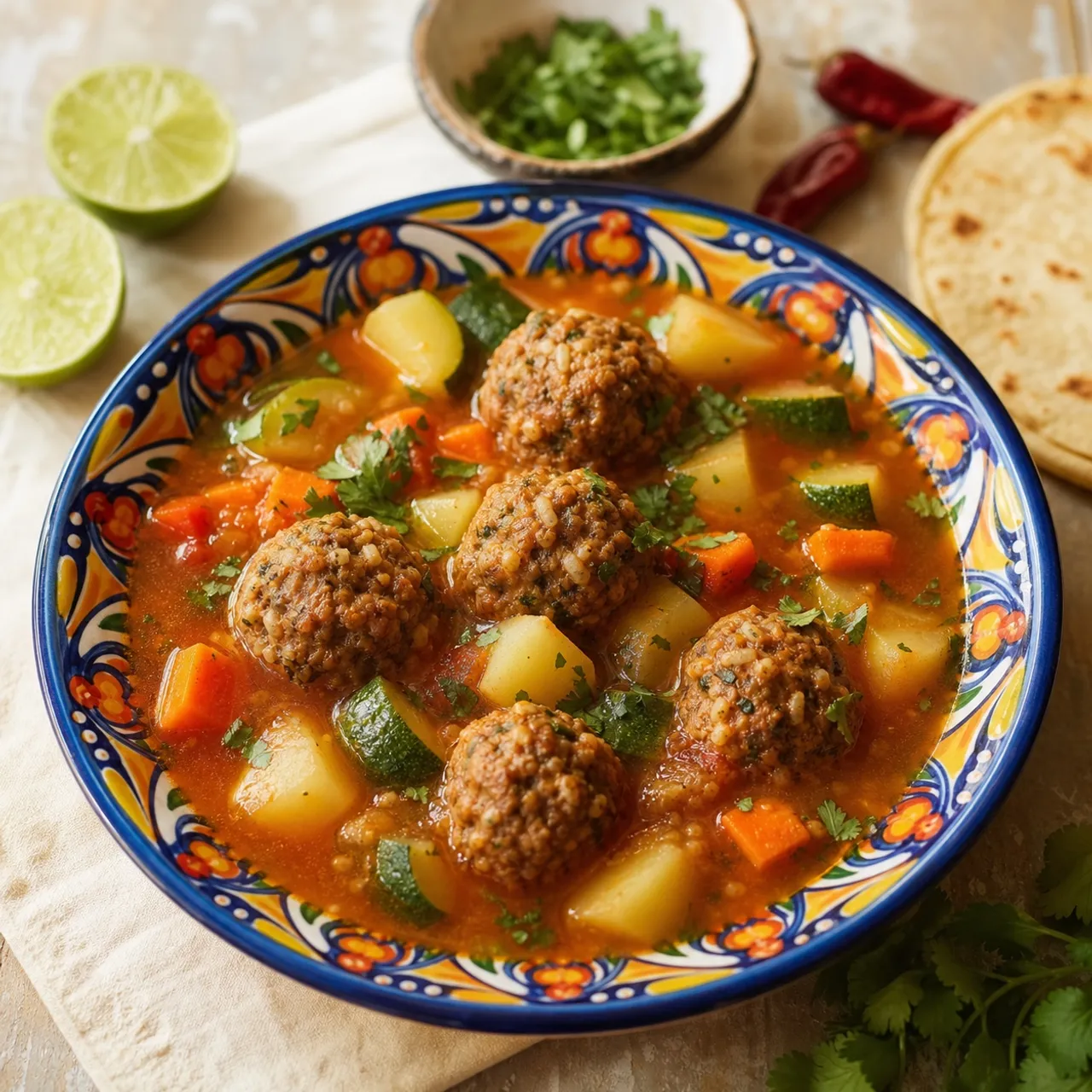 Albondigas Soup — Mexican recipe
