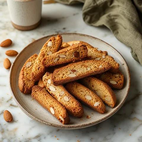 Almond Biscotti — Mediterranean recipe
