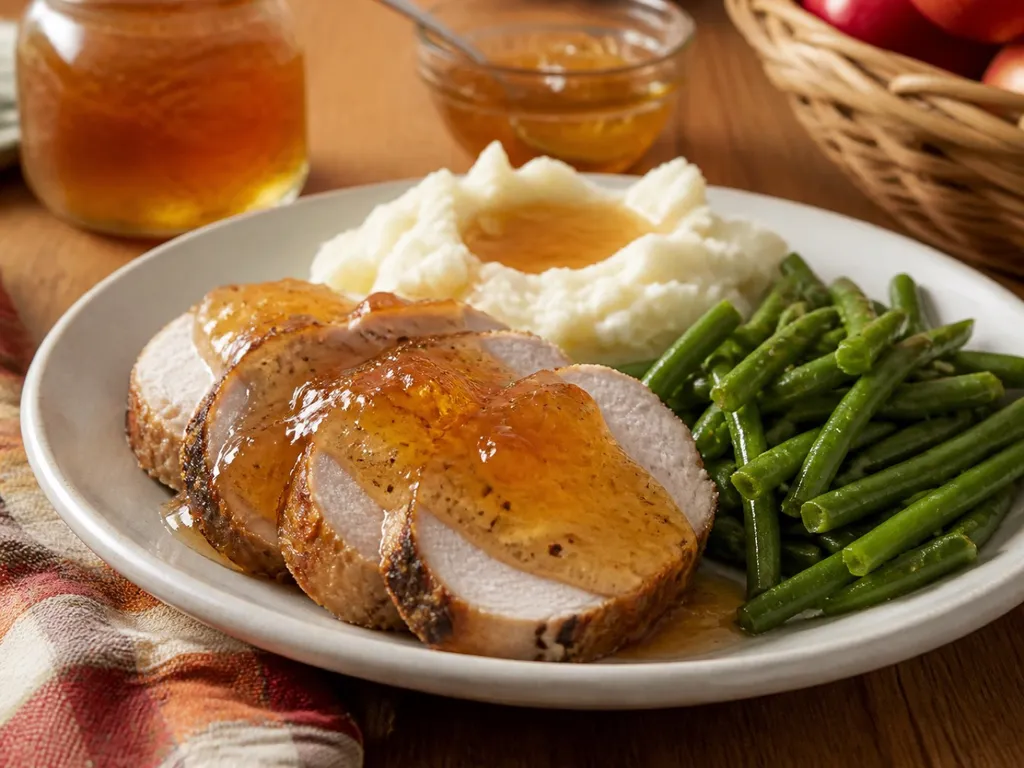 Apple or Crabapple Jelly — plated and served