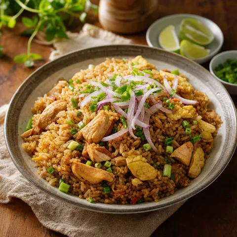 Arroz Chaufa de Pollo (Peruvian Chinese Fried Rice) — Peruvian recipe