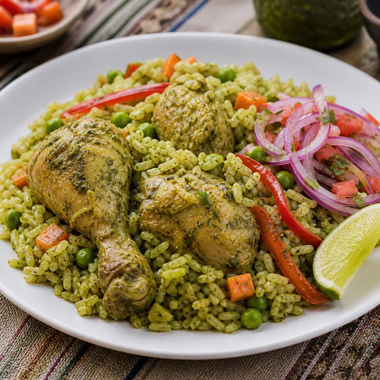 Arroz con Pollo Peruano — Peruvian recipe