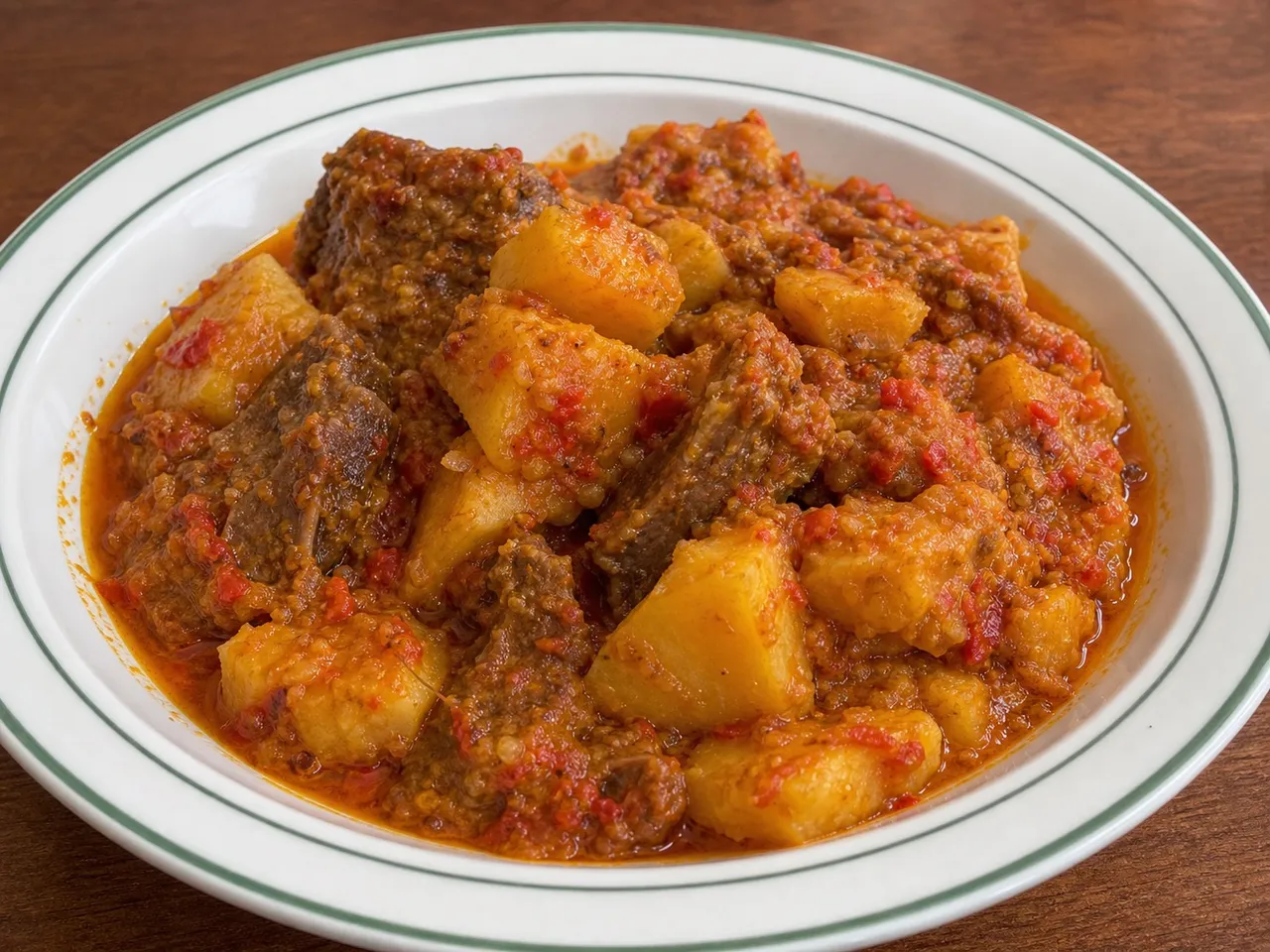 Asaro (Yam Porridge) — served