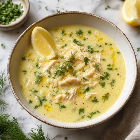 Avgolemono Soup — Mediterranean recipe