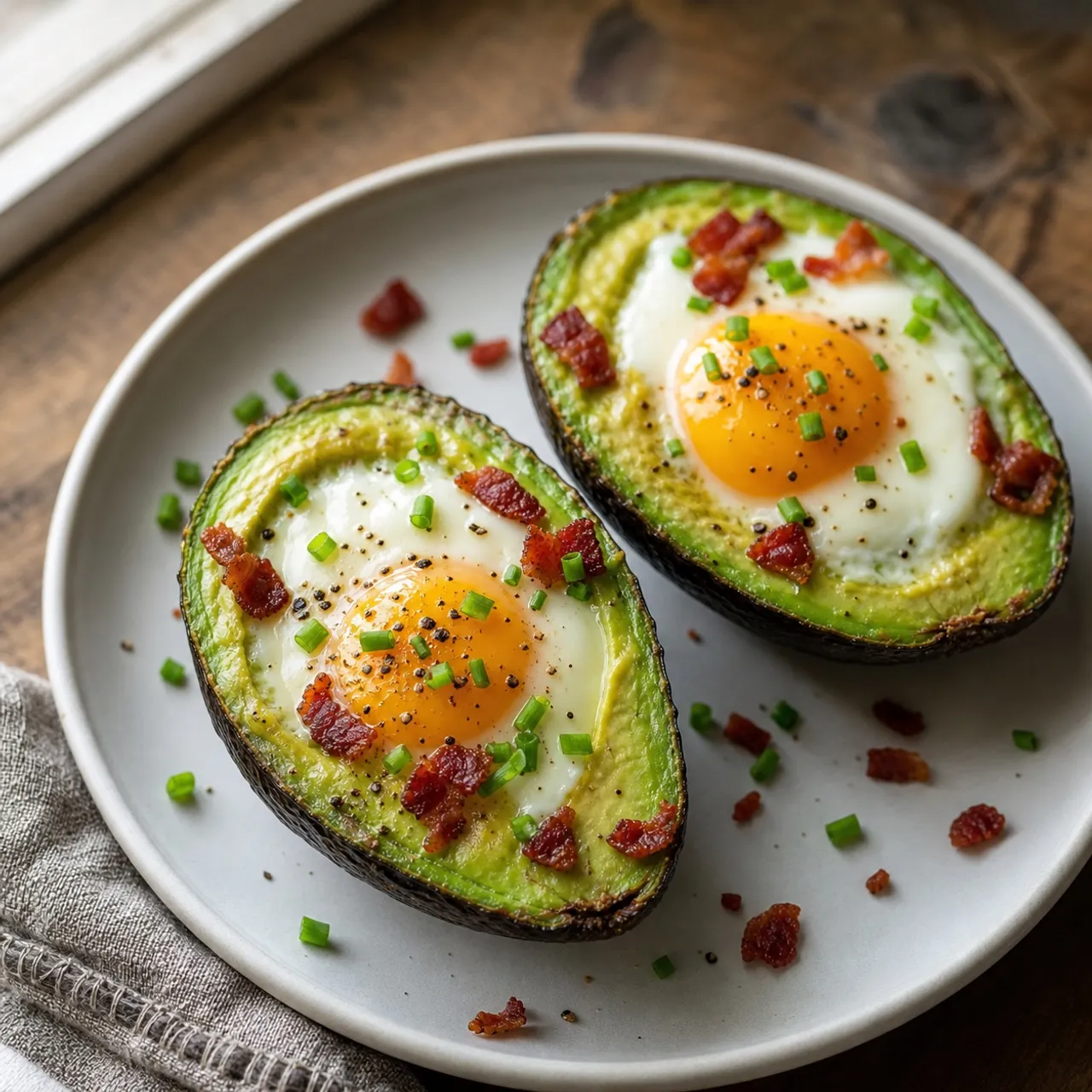 Avocado Egg Boats — Keto recipe