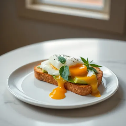 Avocado Toast with Poached Egg