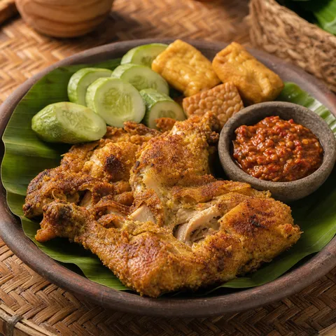 Ayam Penyet — Indonesian & Malaysian recipe