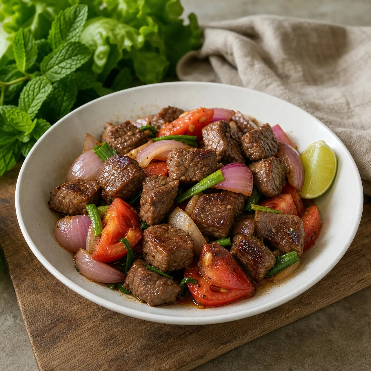 Bò Lúc Lắc (Shaking Beef) — Vietnamese recipe