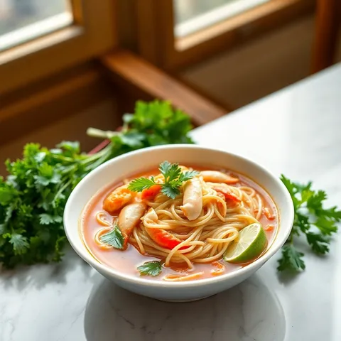 Bún Riêu (Crab Noodle Soup)