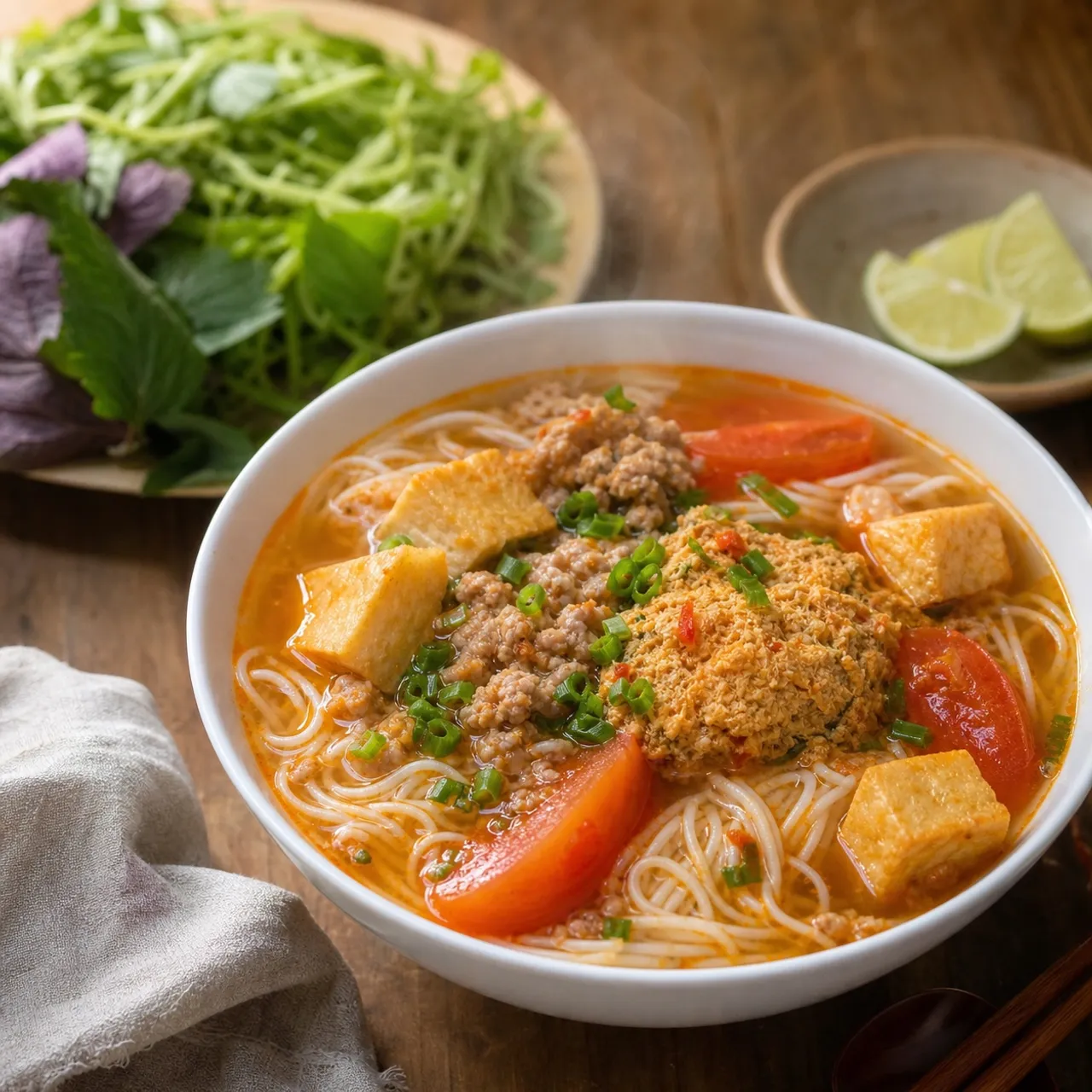 Bún Riêu (Crab Noodle Soup) — Vietnamese recipe