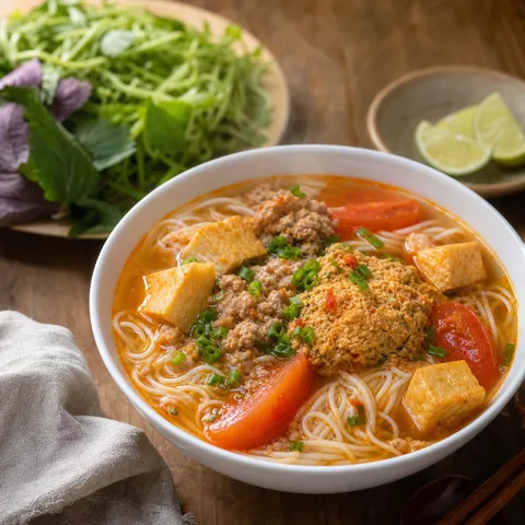 Bún Riêu (Crab Noodle Soup) — Vietnamese recipe