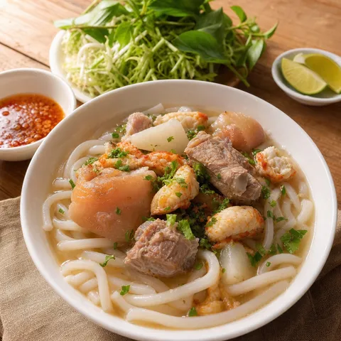 Bánh Canh (Thick Noodle Soup) — Vietnamese recipe