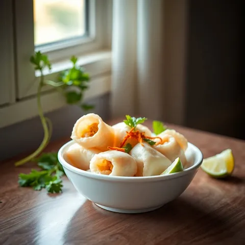 Bánh Cuốn (Steamed Rice Rolls)