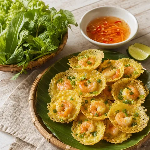 Bánh Khọt (Mini Savory Pancakes) — Vietnamese recipe