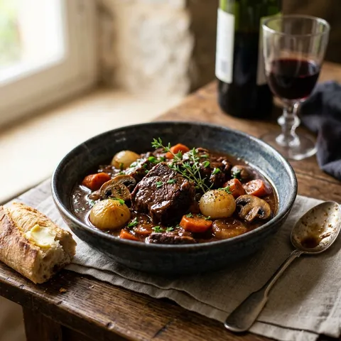 Bœuf Bourguignon — French recipe