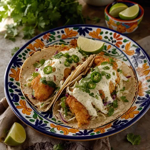 Baja Fish Tacos — Mexican recipe