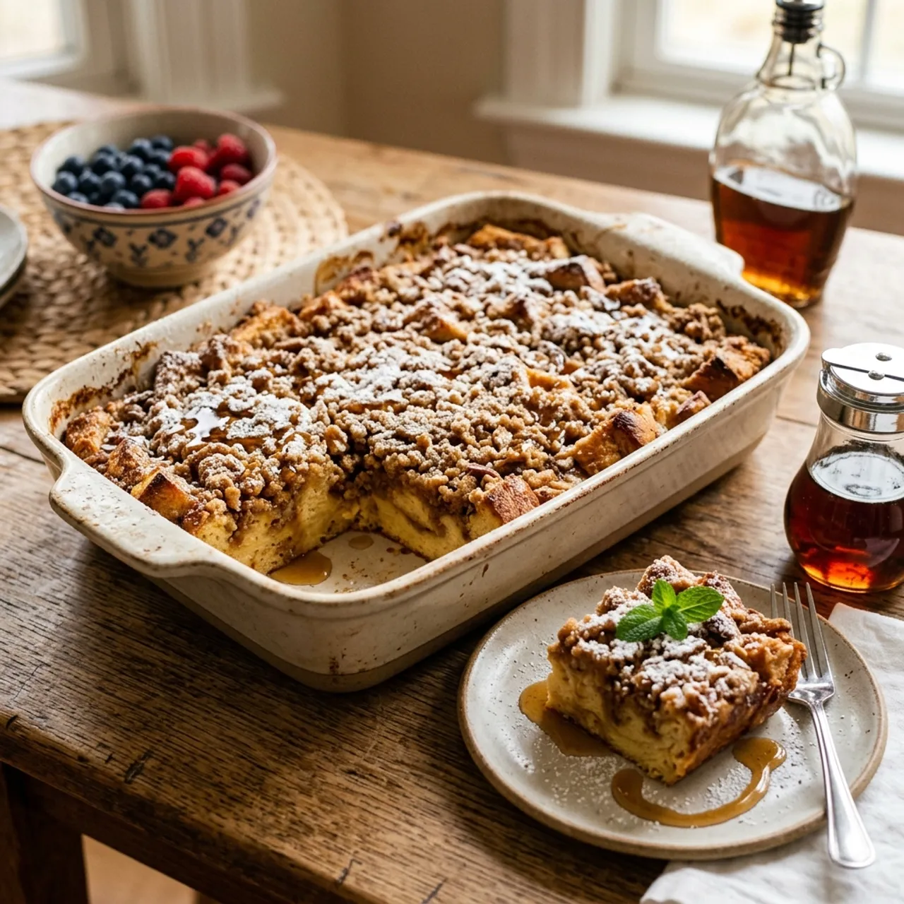 Baked French Toast Casserole — Breakfast recipe