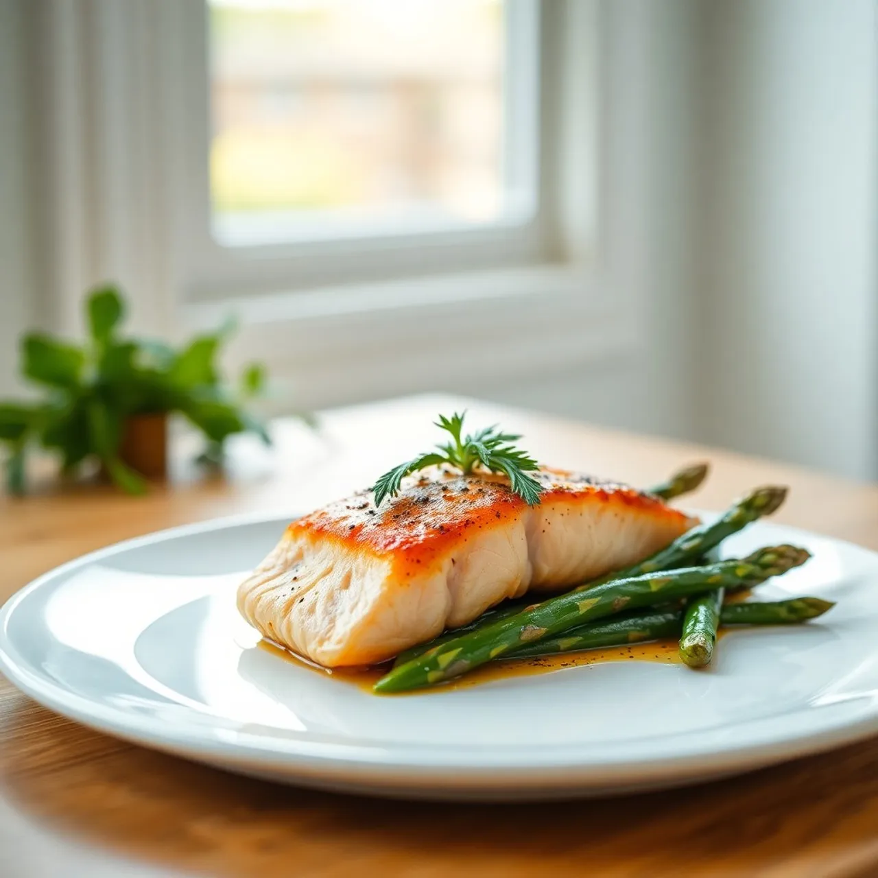Baked Salmon with Asparagus — Keto recipe