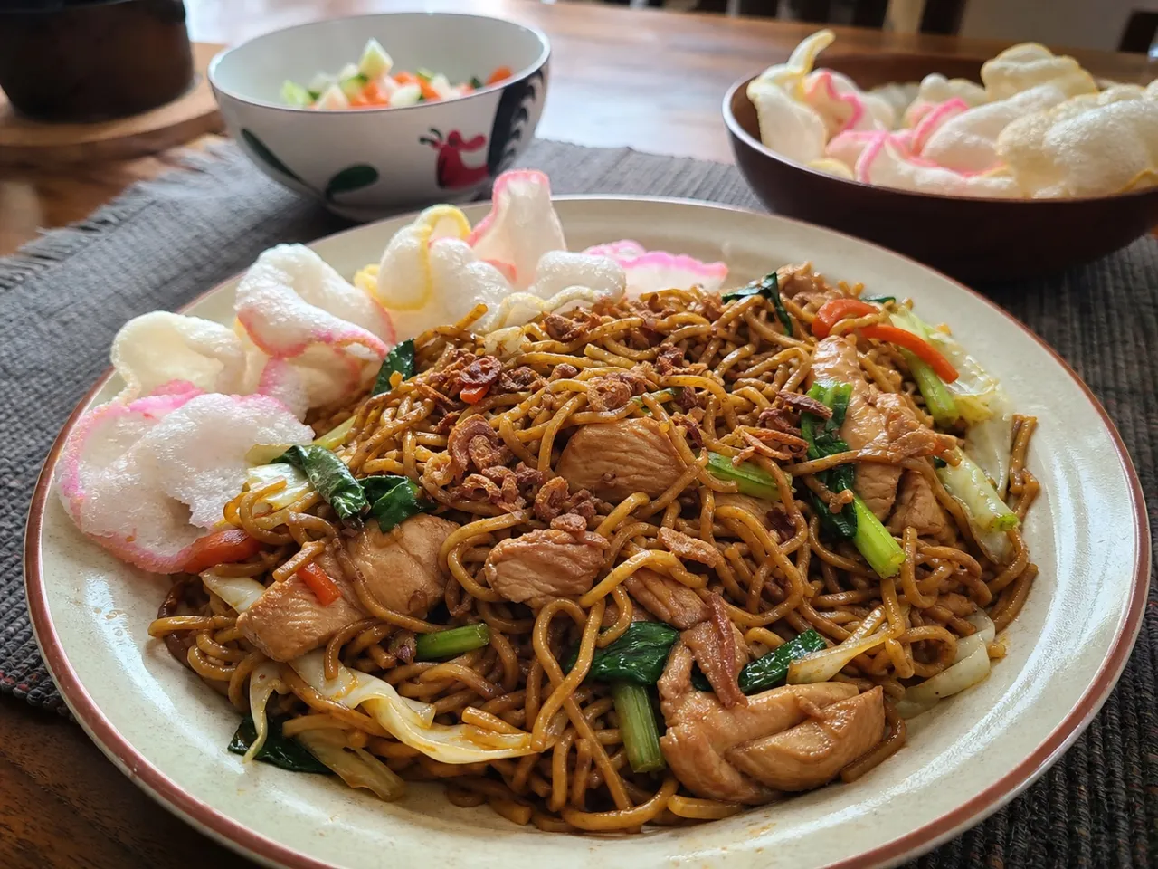 Bakmi Goreng — served