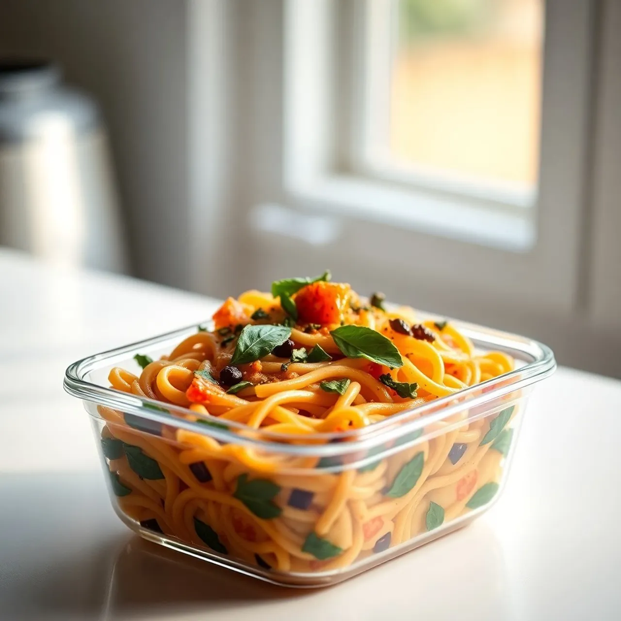 Balsamic Roasted Vegetable Pasta — Meal Prep recipe