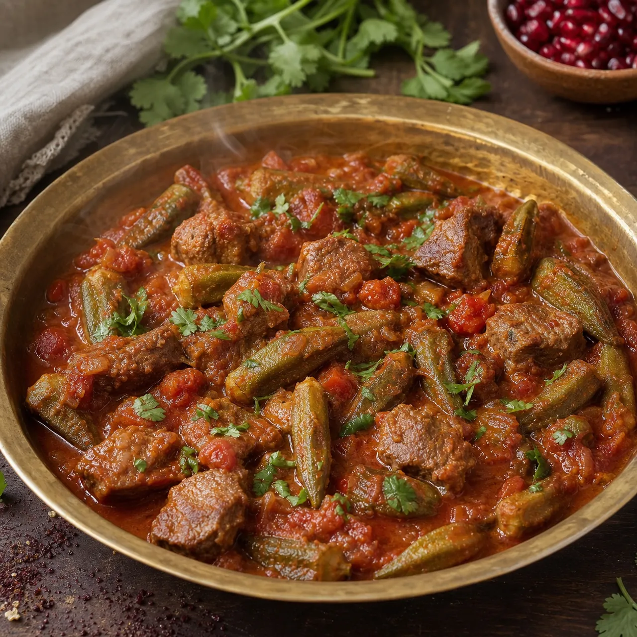 Bamia — Middle Eastern recipe
