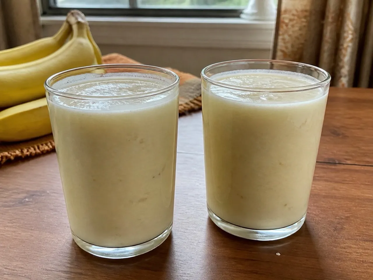 Banana Smoothie — served