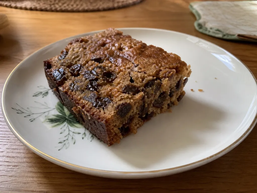 Bara Brith — plated and served