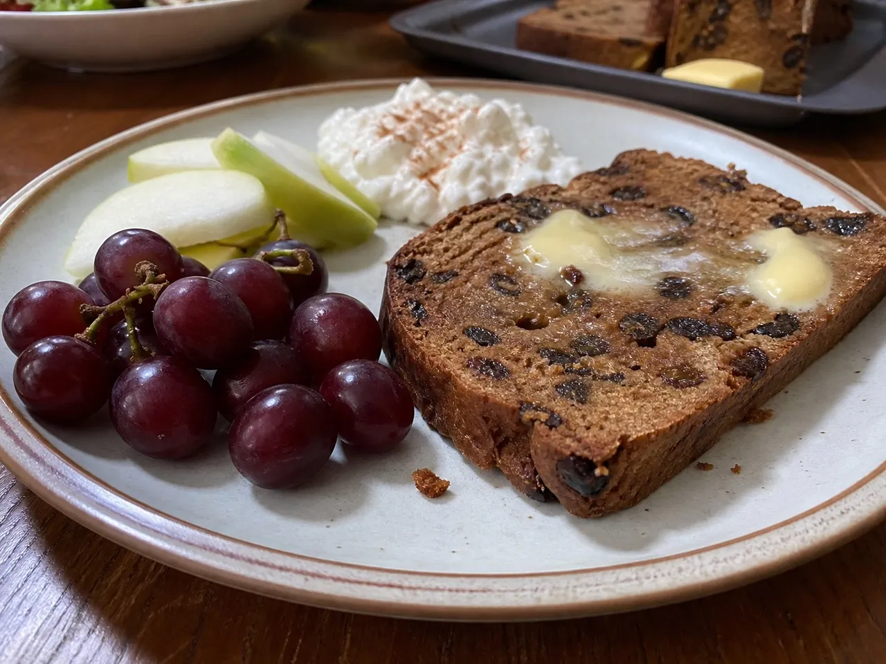 Barmbrack — served