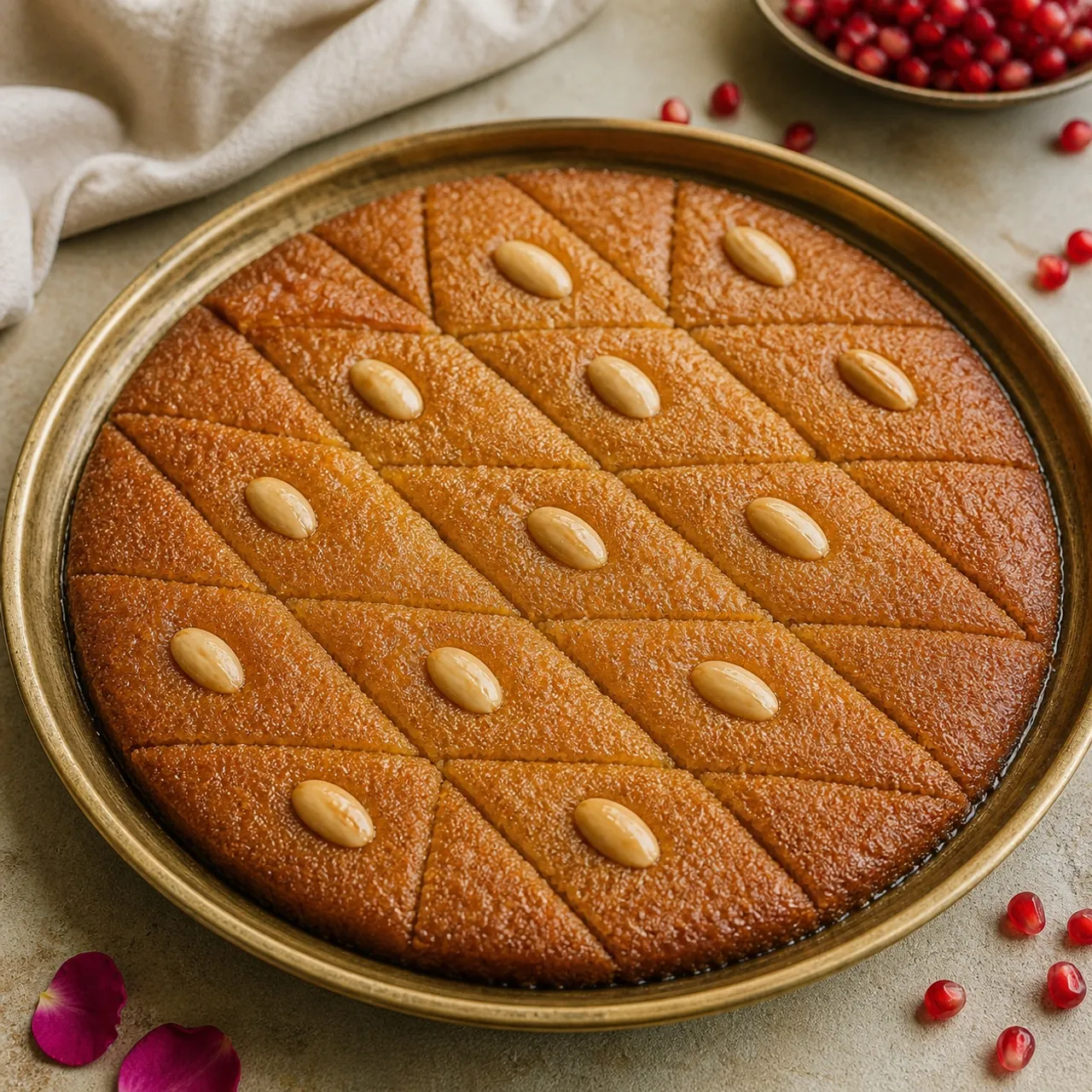 Basbousa — Middle Eastern recipe