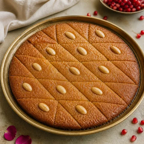 Basbousa — Middle Eastern recipe