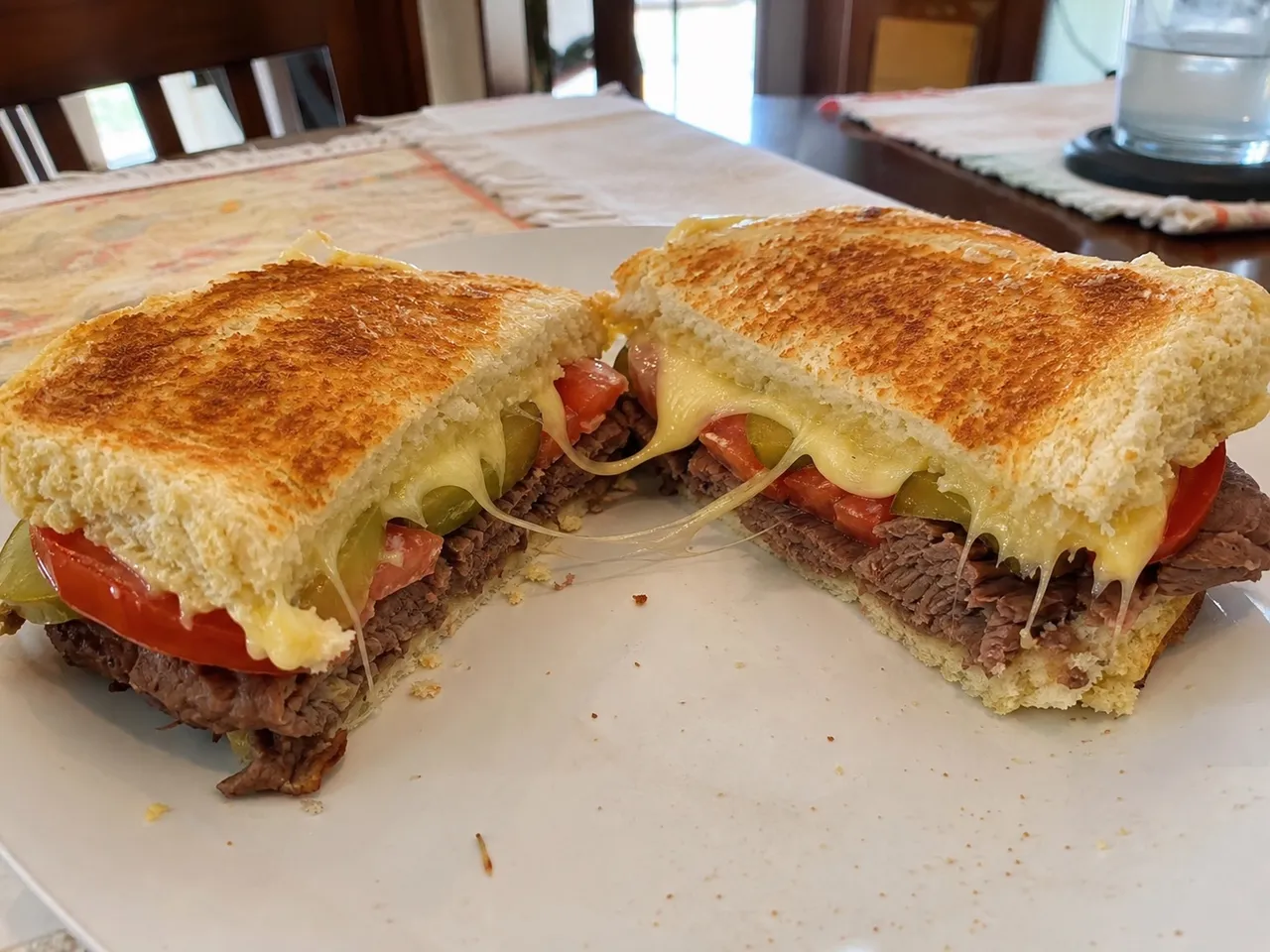 Bauru Sandwich — served