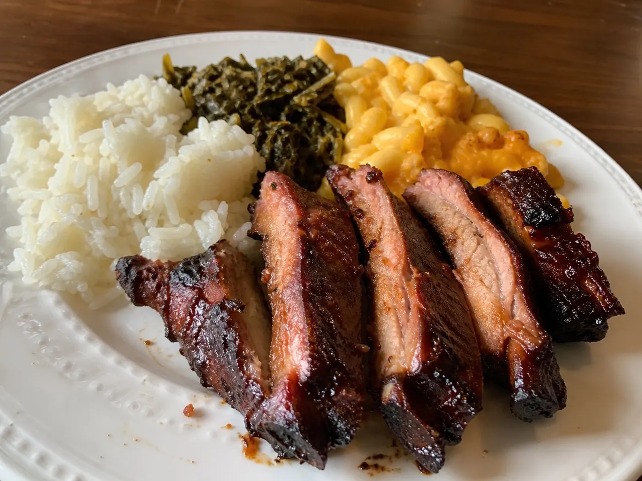 BBQ Baby Back Ribs — served