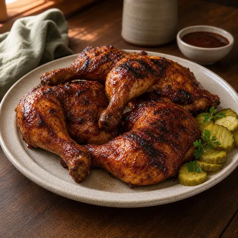 BBQ Chicken Quarters — Bbq recipe