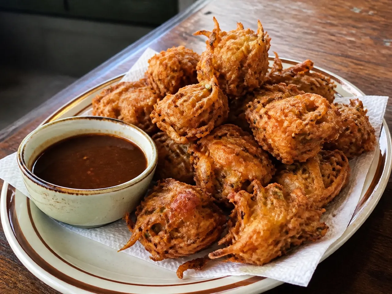 Bhajia — served