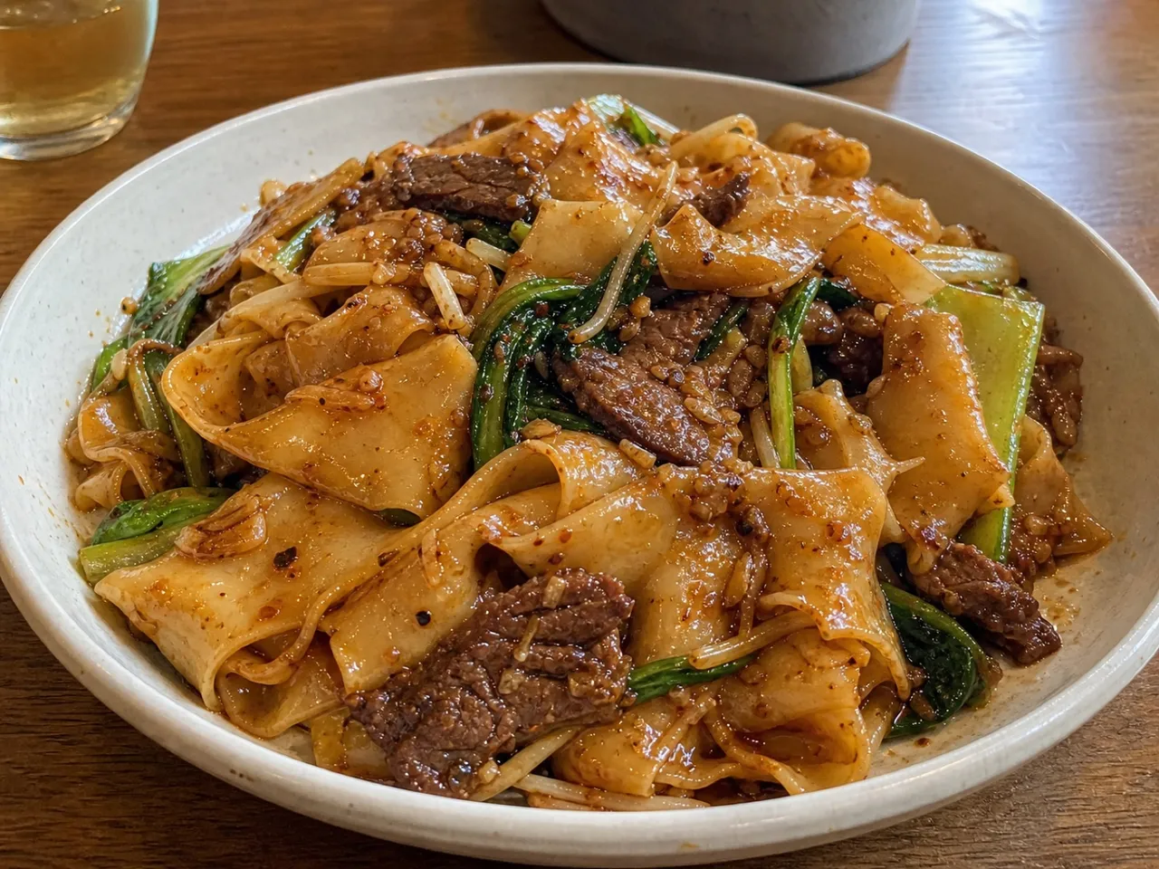 Biang Biang Noodles — served
