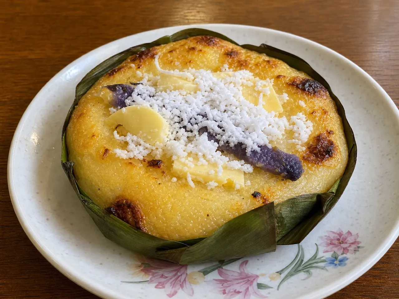 Bibingka — served