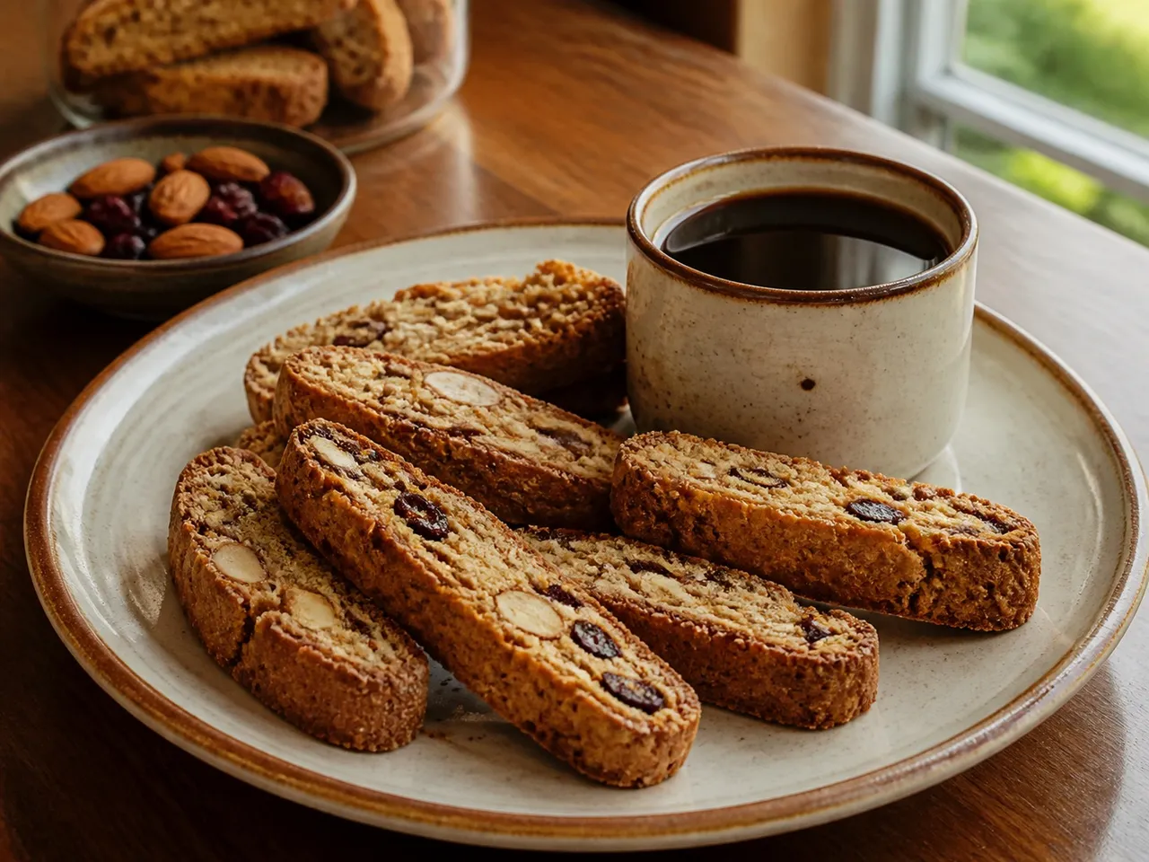 Biscotti — served