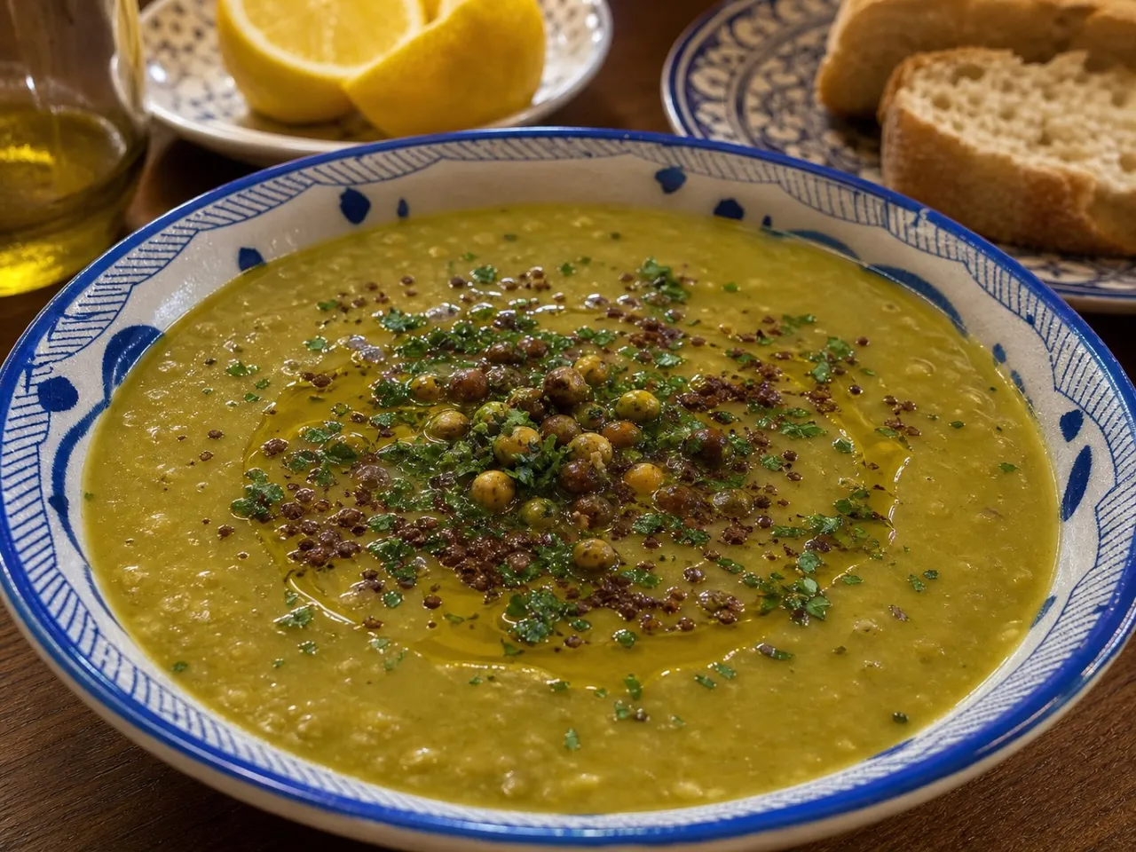 Bissara — served