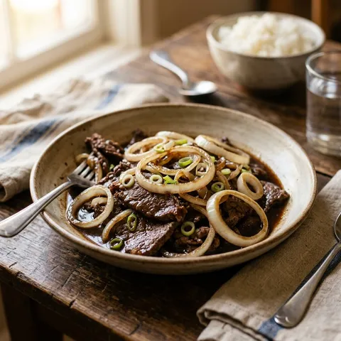 Bistek Tagalog — Filipino recipe