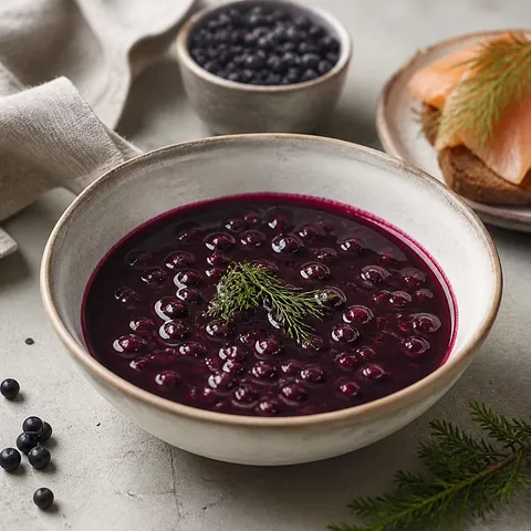 Blåbärssoppa — Nordic recipe