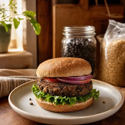 Black Bean Burgers — Pantry & Instant recipe