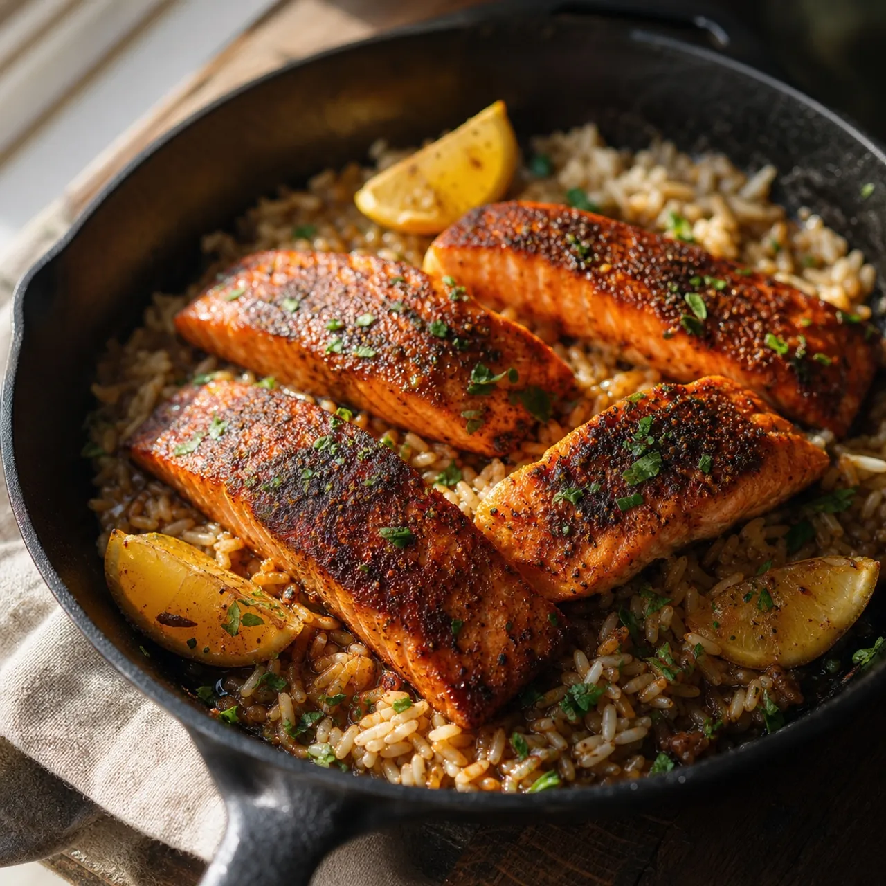 Blackened Salmon — Cajun & Creole recipe