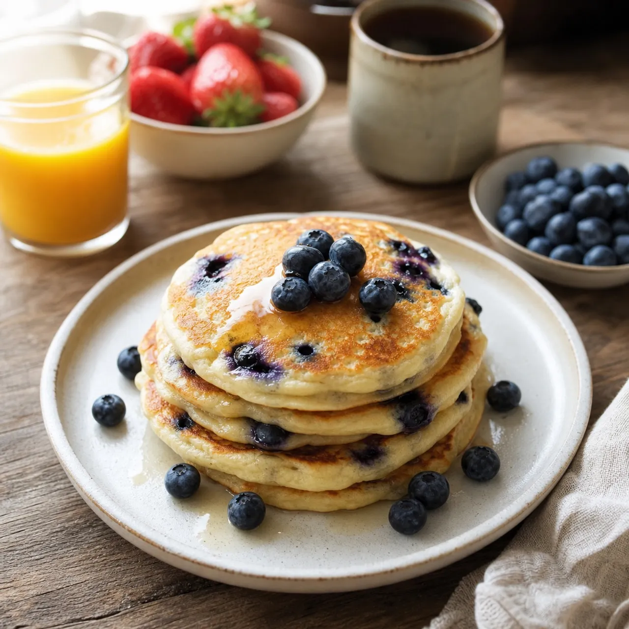 Blueberry Pancakes — Breakfast recipe
