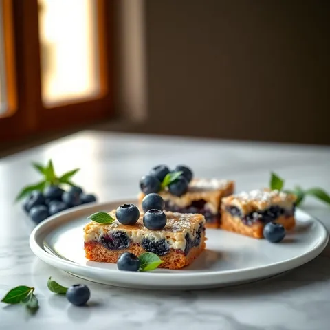 Blueberry Picnic Bars