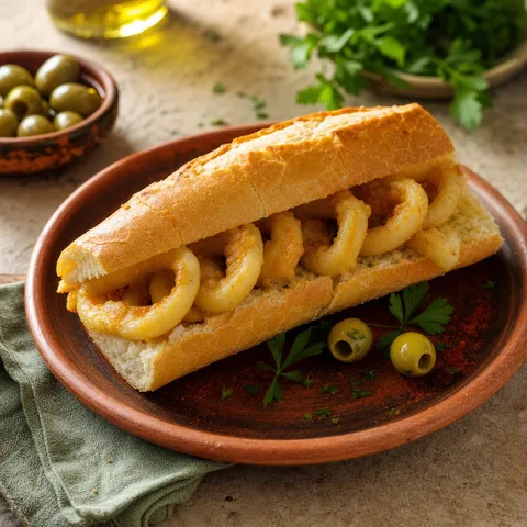 Bocadillo de Calamares — Spanish recipe