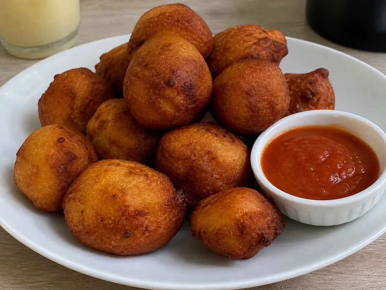 Bofrot — served